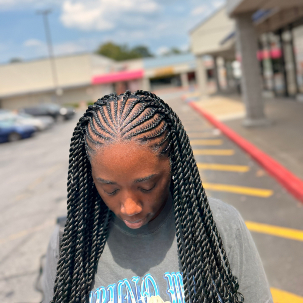 Tribal Braids at Takenja Thornton in Lithia Springs, GA