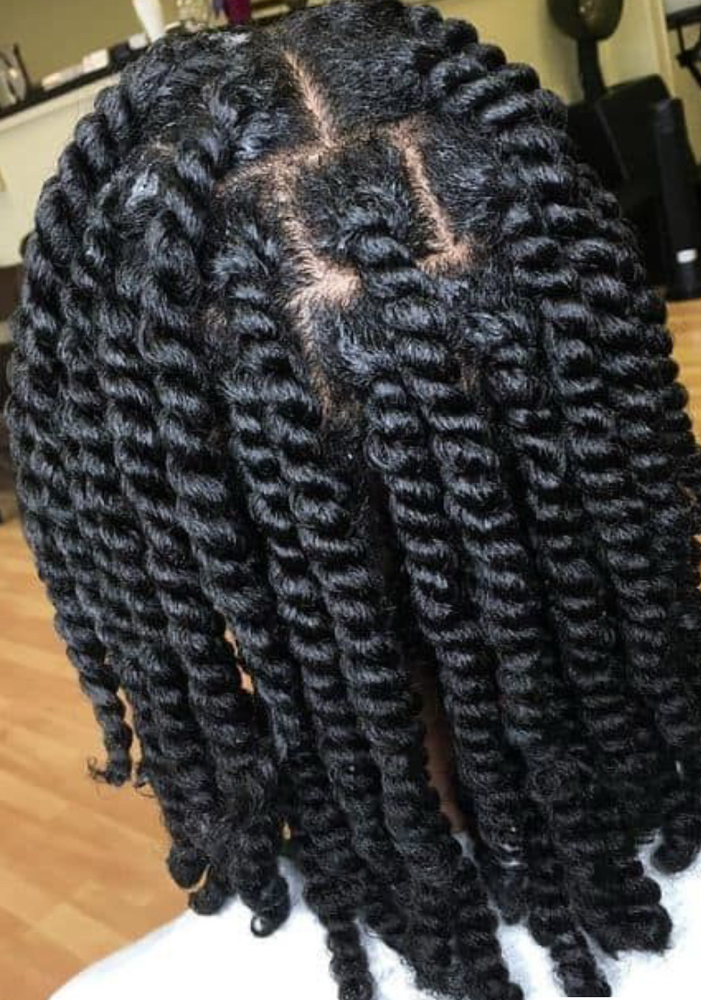 Two Strand Twist-Large-Chin Length