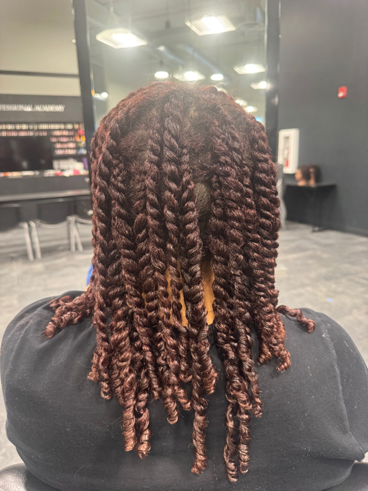 Natural hair twist