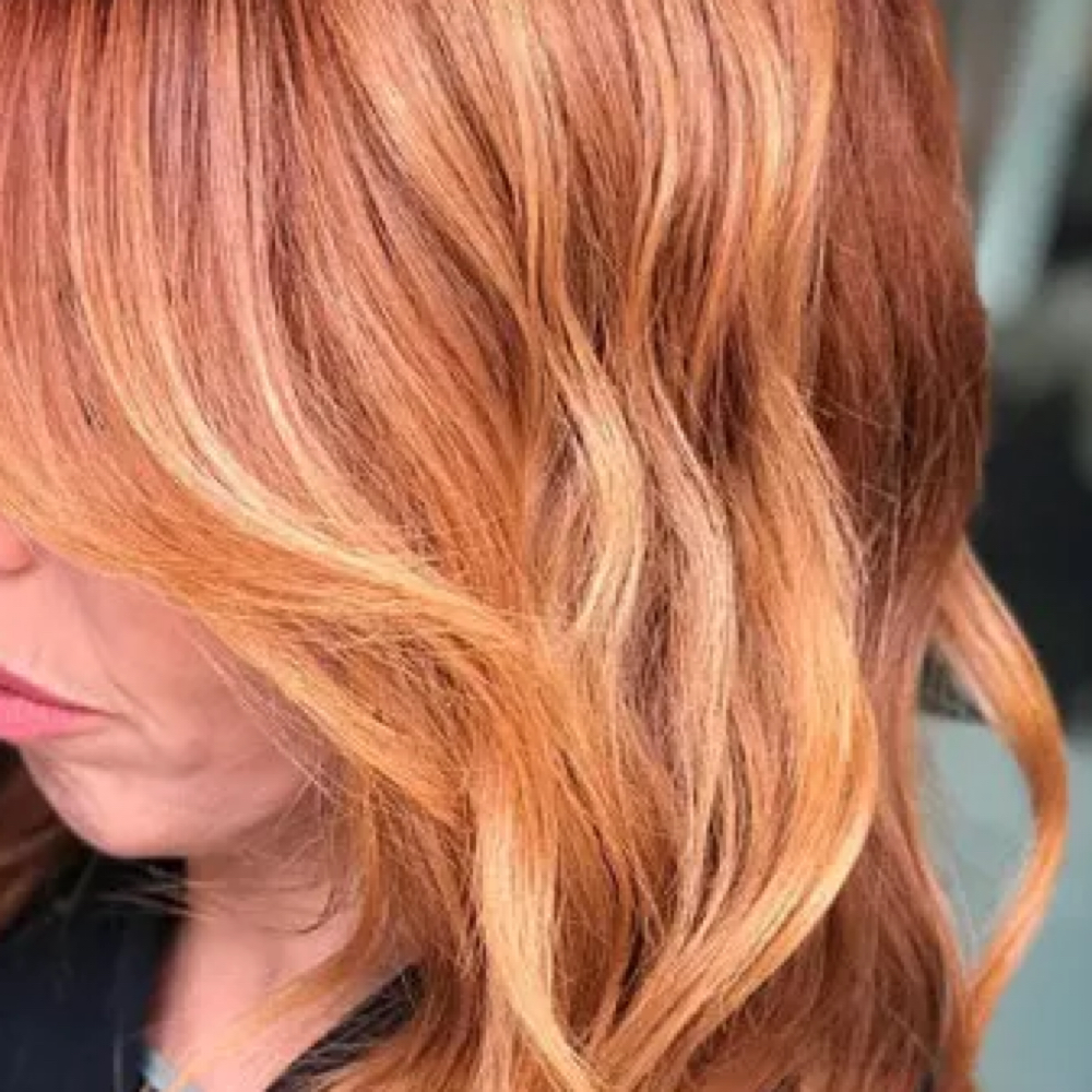 Color, Full Highlight, Haircut, Dry at Halo Hair Studio in Parkton, MD