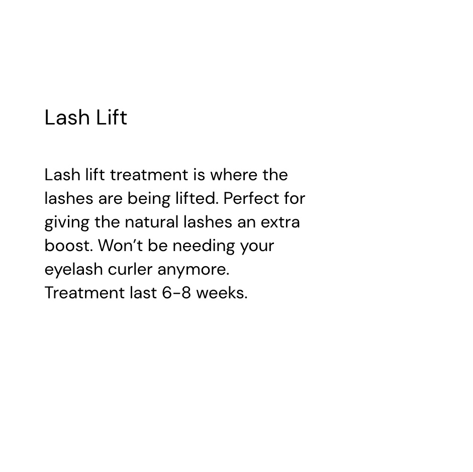 Lash Lift
