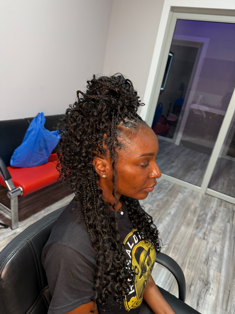 Midback Bohemaiam Braids