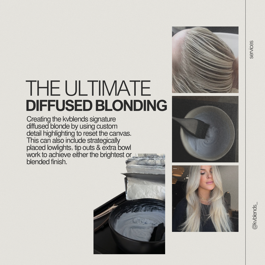 Ultimate Diffused Blonding at KVBLENDS | RUMOURED in Frisco, TX