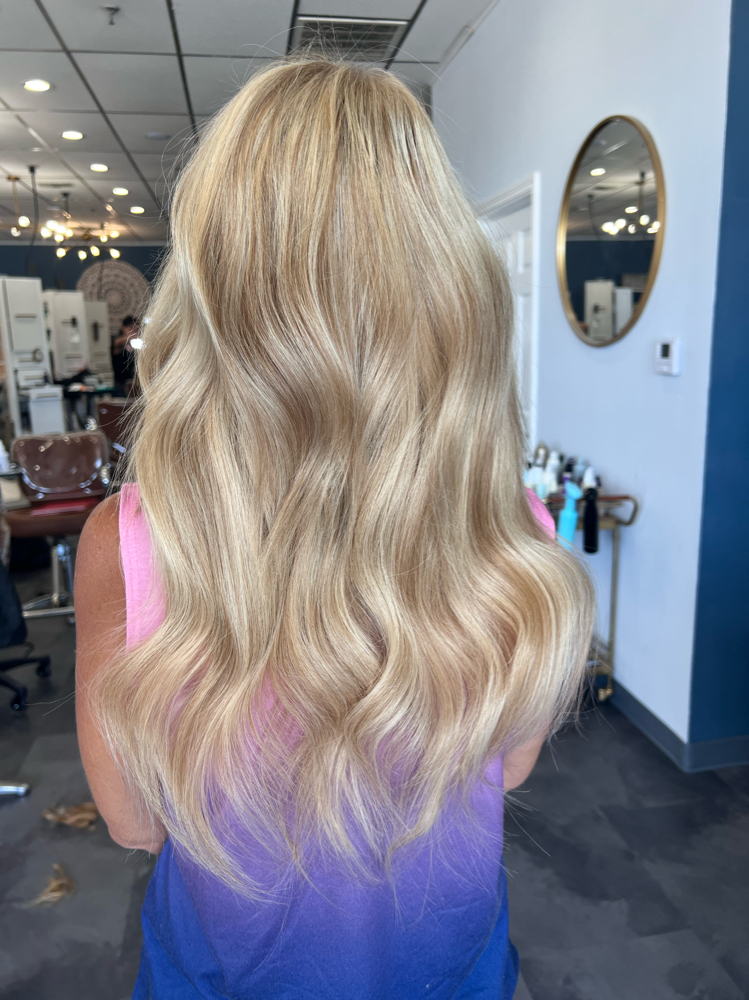 Color, Partial, Haircut & Blowdry