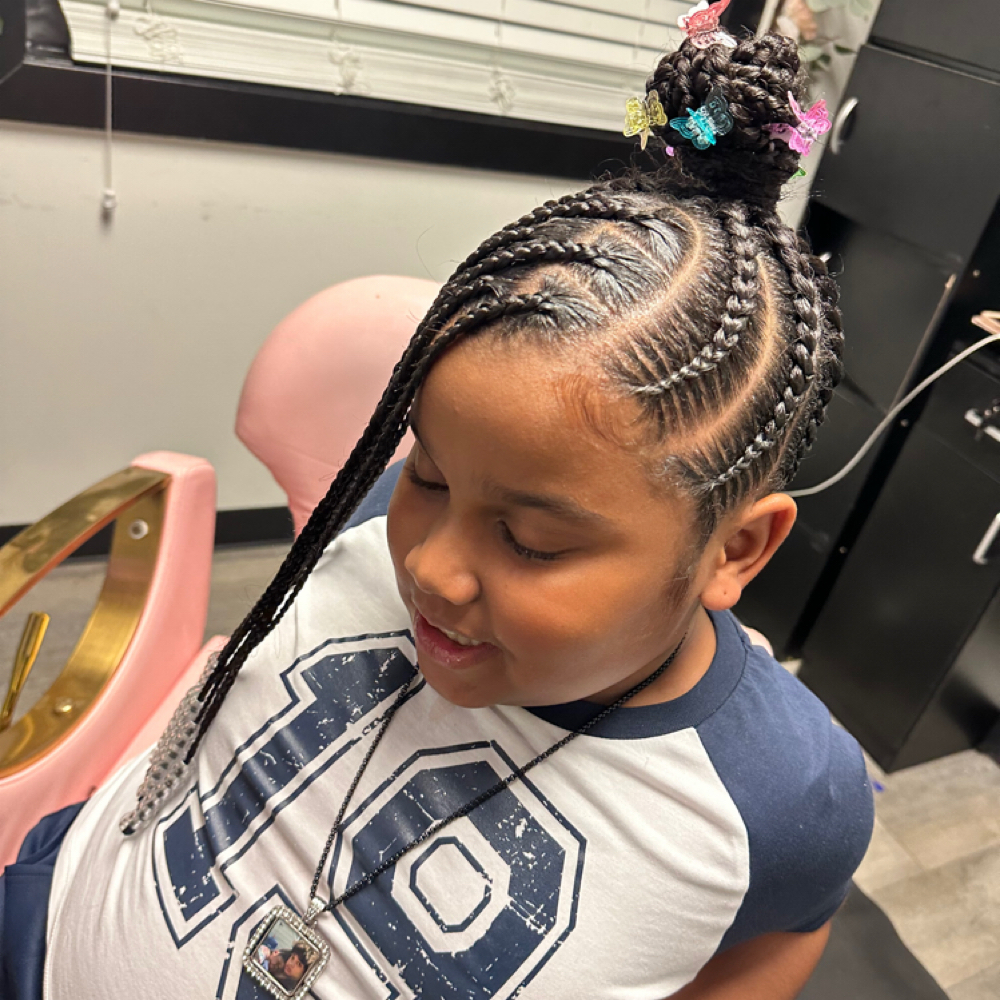 Kids Freestyle Braids at Hairbyyae in Columbus, OH
