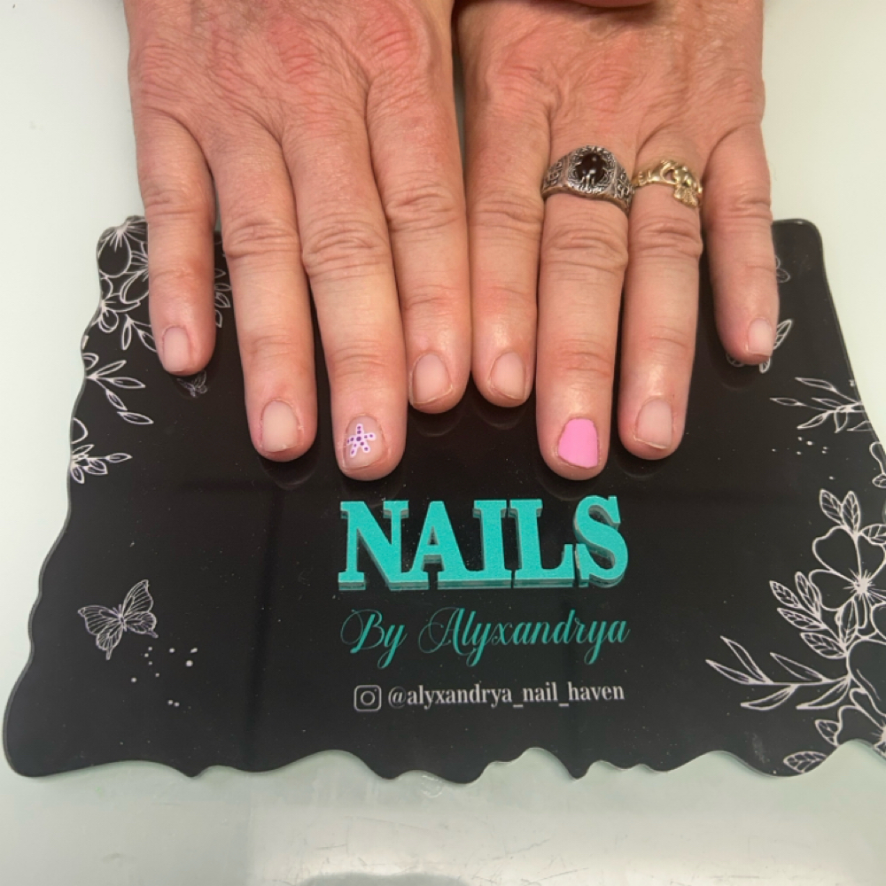 Mens Manicure at Alyxandrya Nail Haven in Ventura, CA