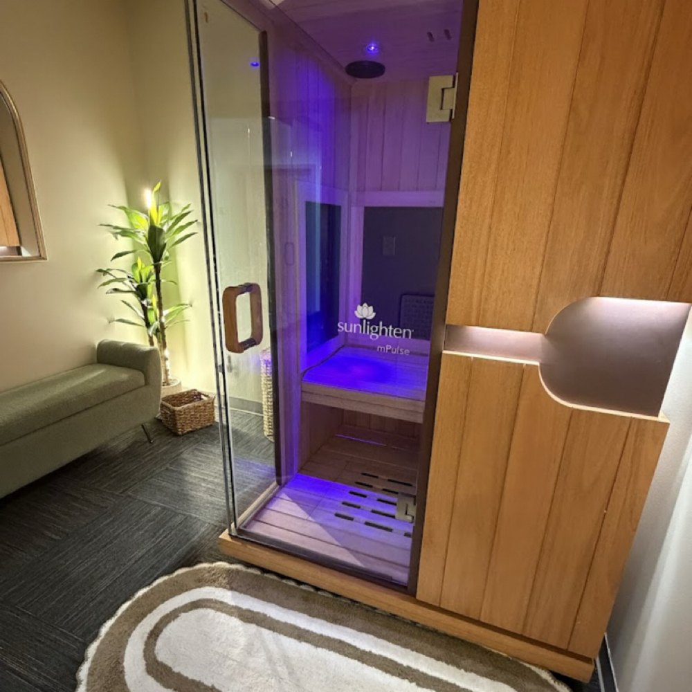 Sauna Session at Sensational Glow in Overland Park, KS