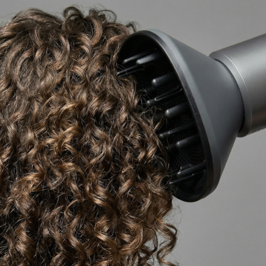 Diffuser Curly Blow Dry at Tortoise & Hair in Duncan, OK