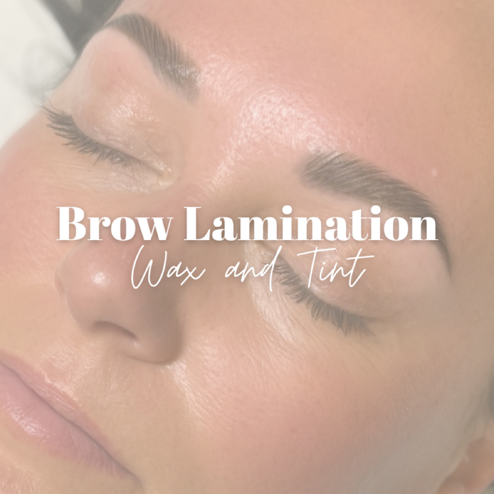 Brow Lamination Wax & Tint at Lil Glowtique in Wyandotte, MI