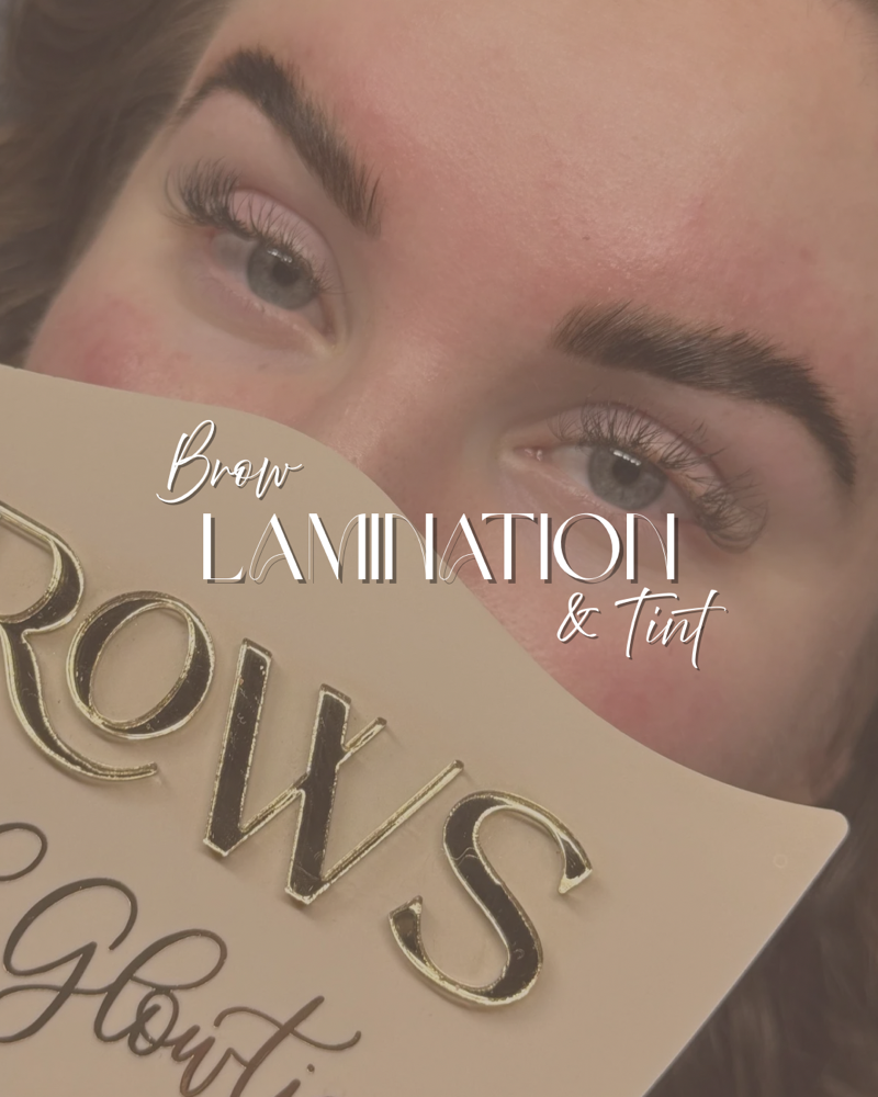Brow Lamination Wax & Tint at Lil Glowtique in Wyandotte, MI