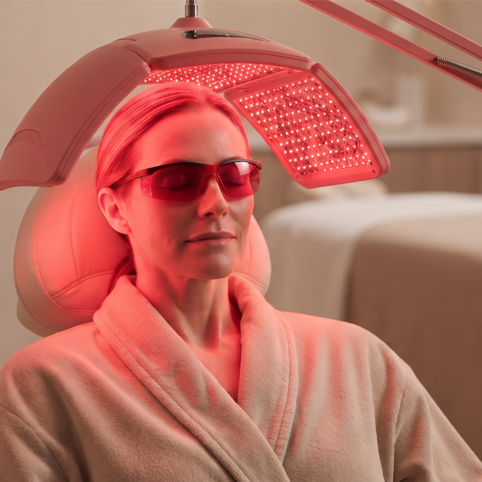 LED RED LIGHT NIR THERAPY 30 Mins at Gorgeous Glow Facial Spa, LLC in Boynton Beach, FL