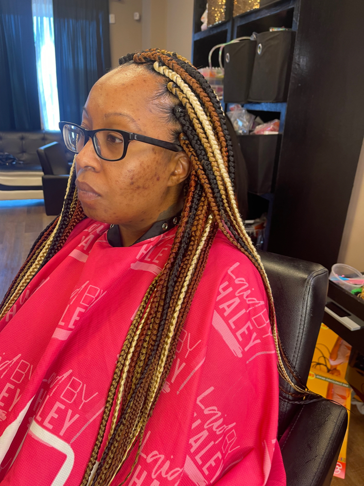 Long Medium Box Braids