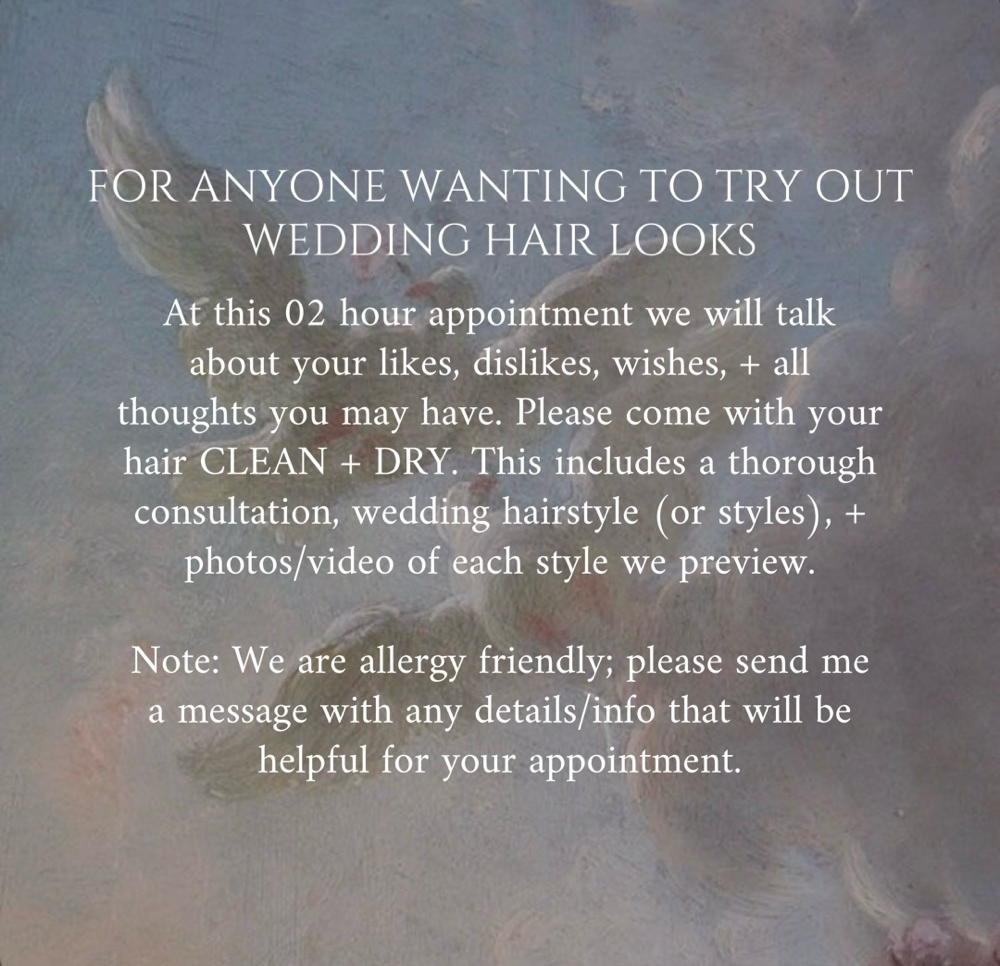 WEDDING HAIR PREVIEW at The Sanctuary Story in Hauppauge, NY