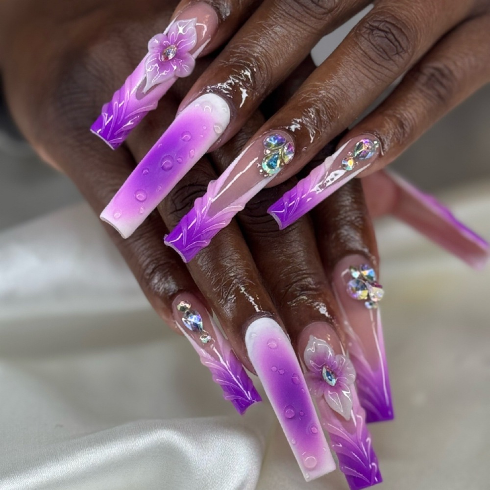 Freestyle Fullset 💕 Nae Way at Nailed By Nae in Charlotte, NC