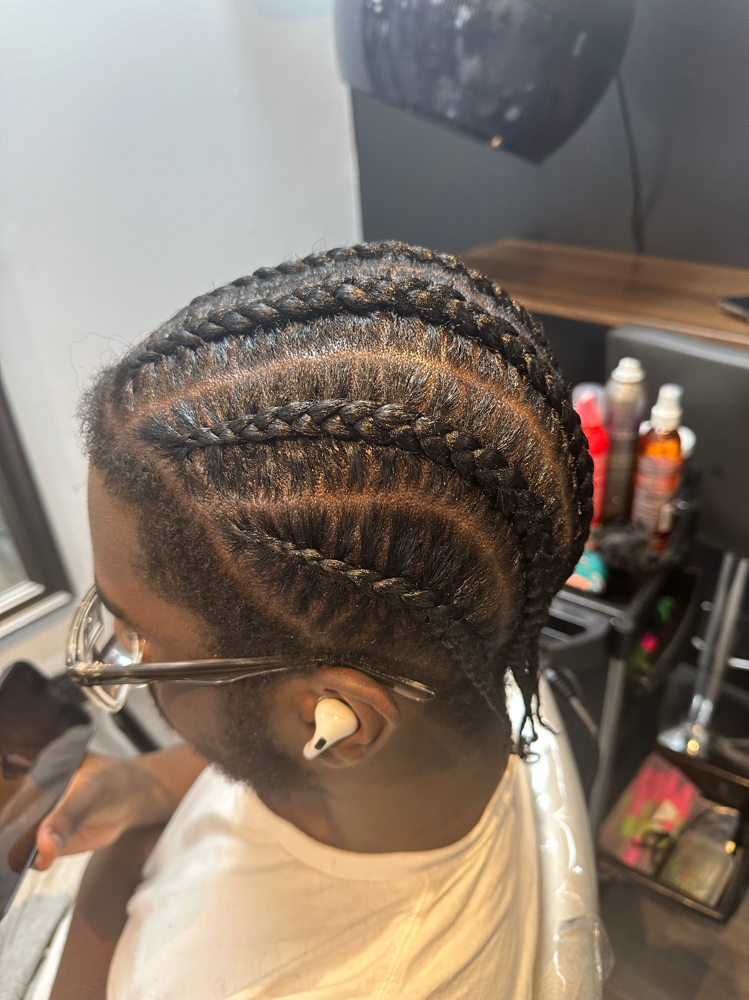 Natural Cornrow Style