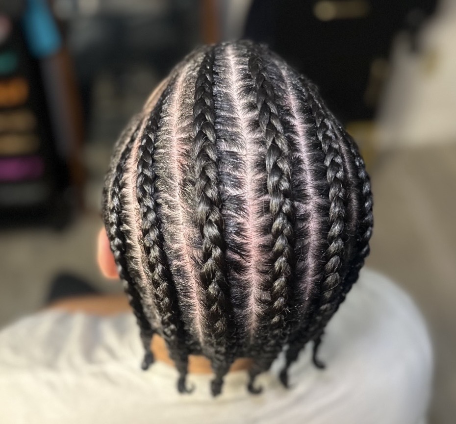Cornrows at LuxBeautique in Pawtucket, RI