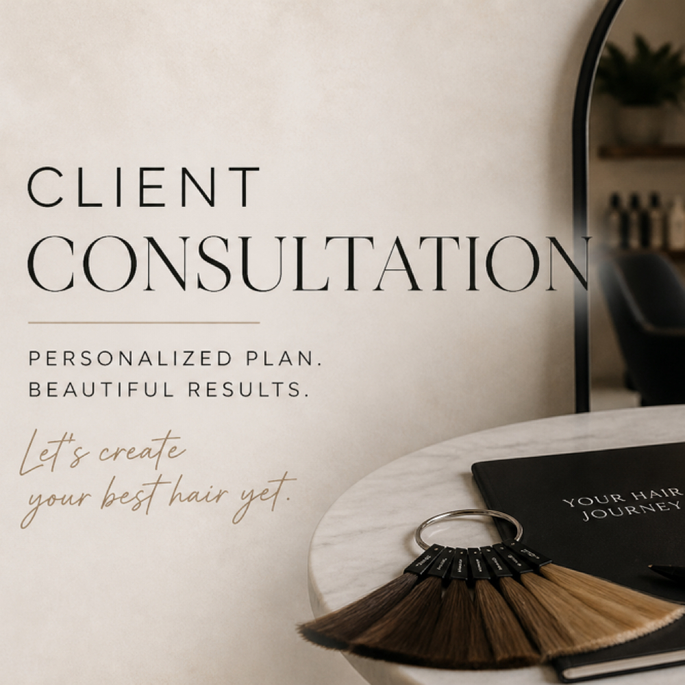 Client Consultation at Studio Blonde, LLC in Tyler, TX