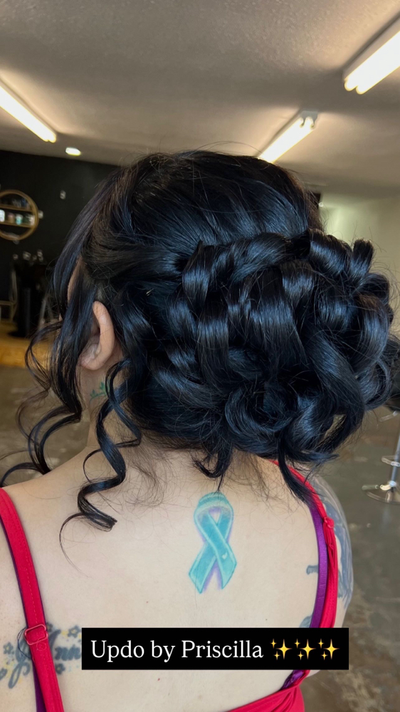 Updo at Aesthetic Makeup & Hair in Houston, TX