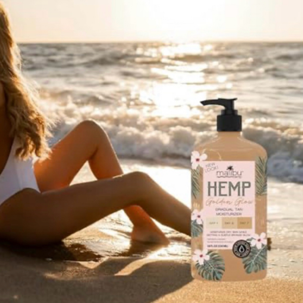 Malibu Hemp Golden Glow Tan Extend at Polish & Glow Co. in Paris, TN