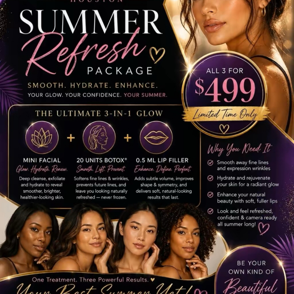 Summer Refresh Package at Elite Luxe  MedSpa and Cosmetics in Houston, TX