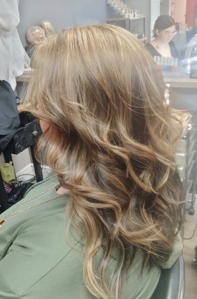 Base Color & Partial Blonding