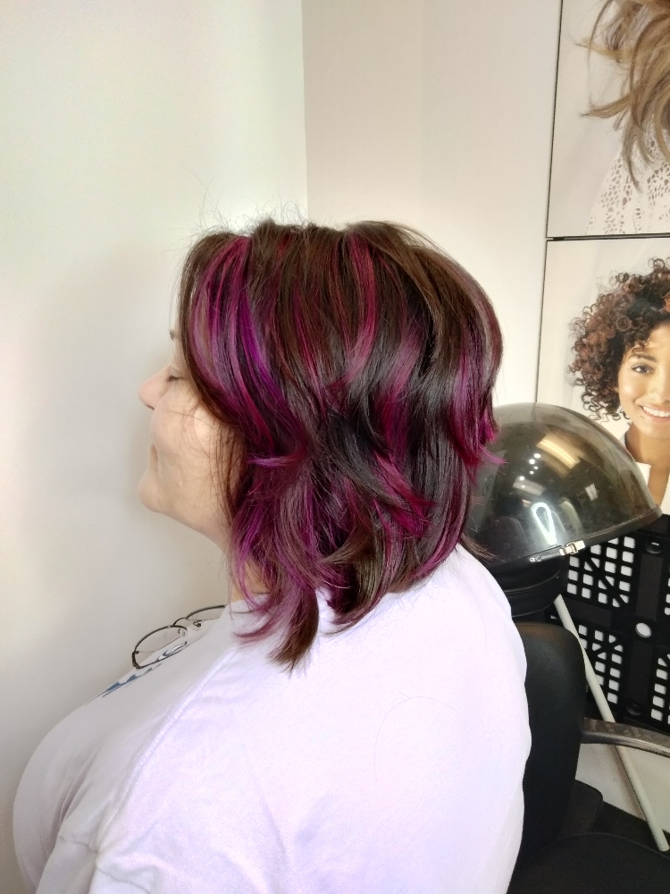 Base Color & Partial Blonding
