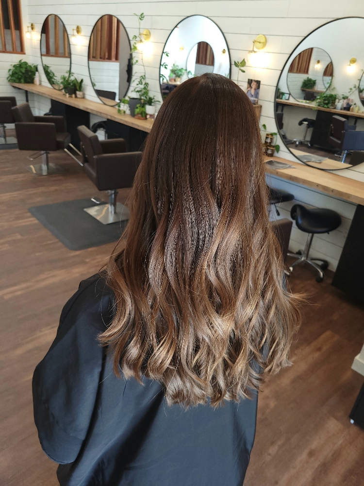 All Over Color With Haircut