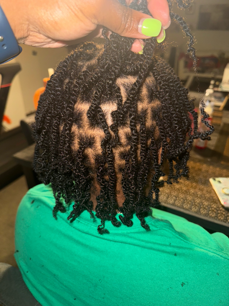 Starter Twist Locs at Crown'd Confidence in Bremerton, WA