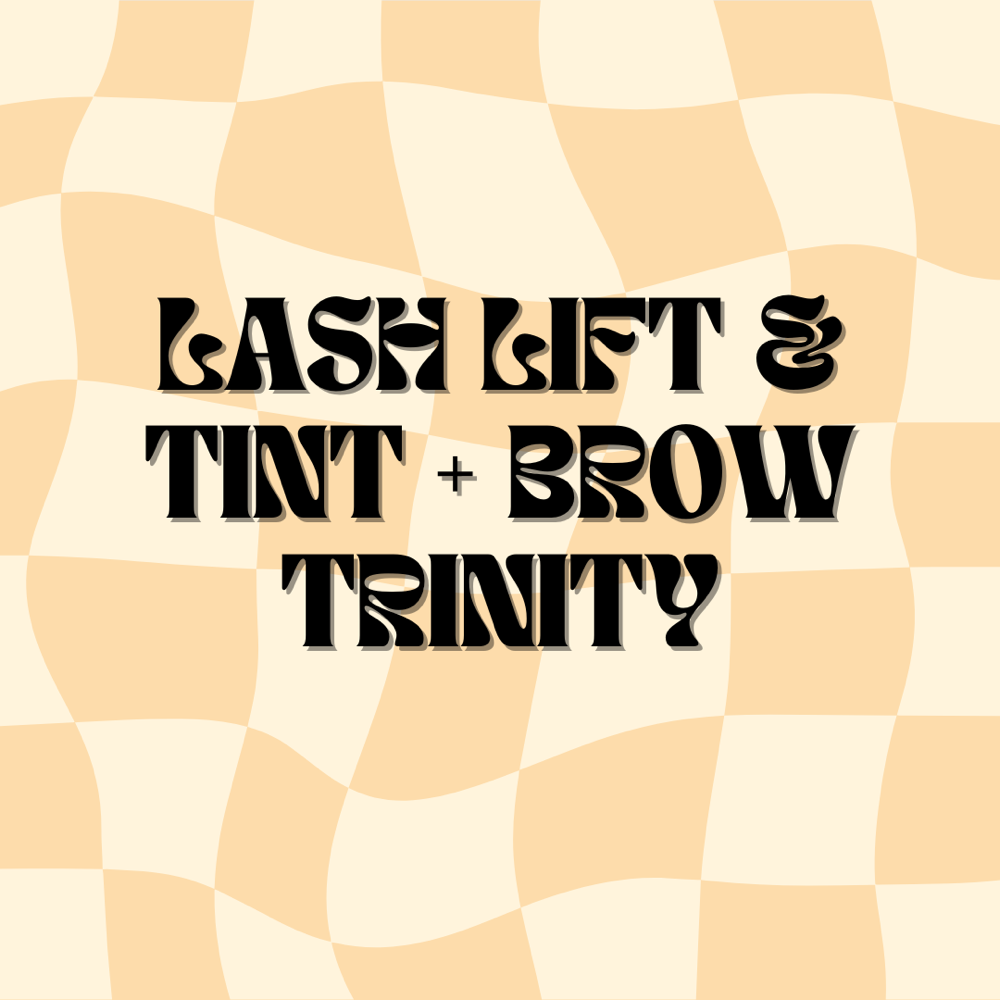 Lash Lift & Tint + Brow Trinity