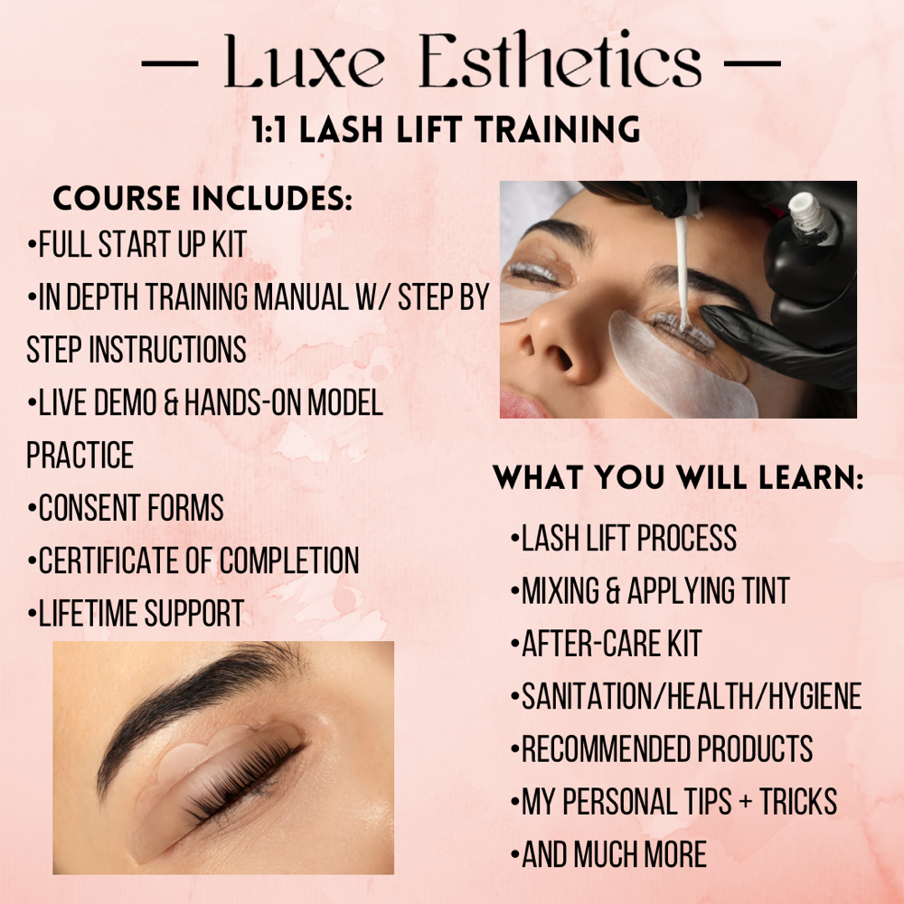 Lash Lift Training