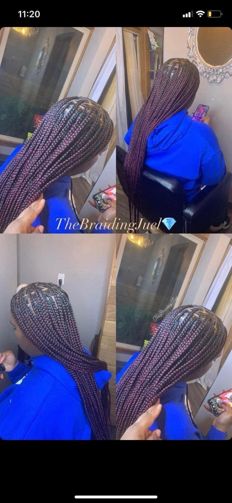 Medium Knotless Braids