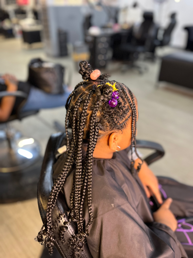 Kids Knotless Braids at Hair By Cali in Eastpointe, MI