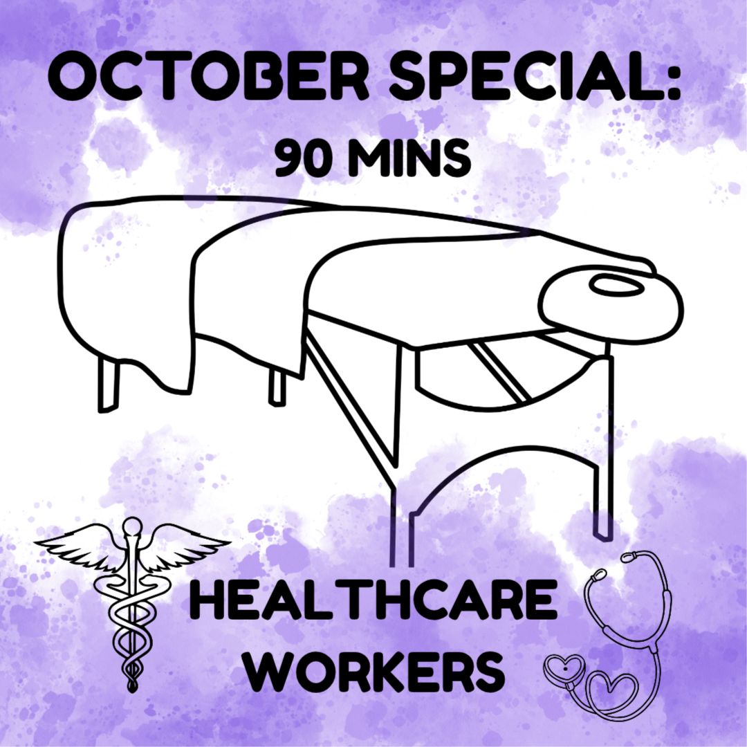 OCTOBER SPECIAL: HEALTHCARE WORKERS at Muscles Knead Work in Rossville, GA