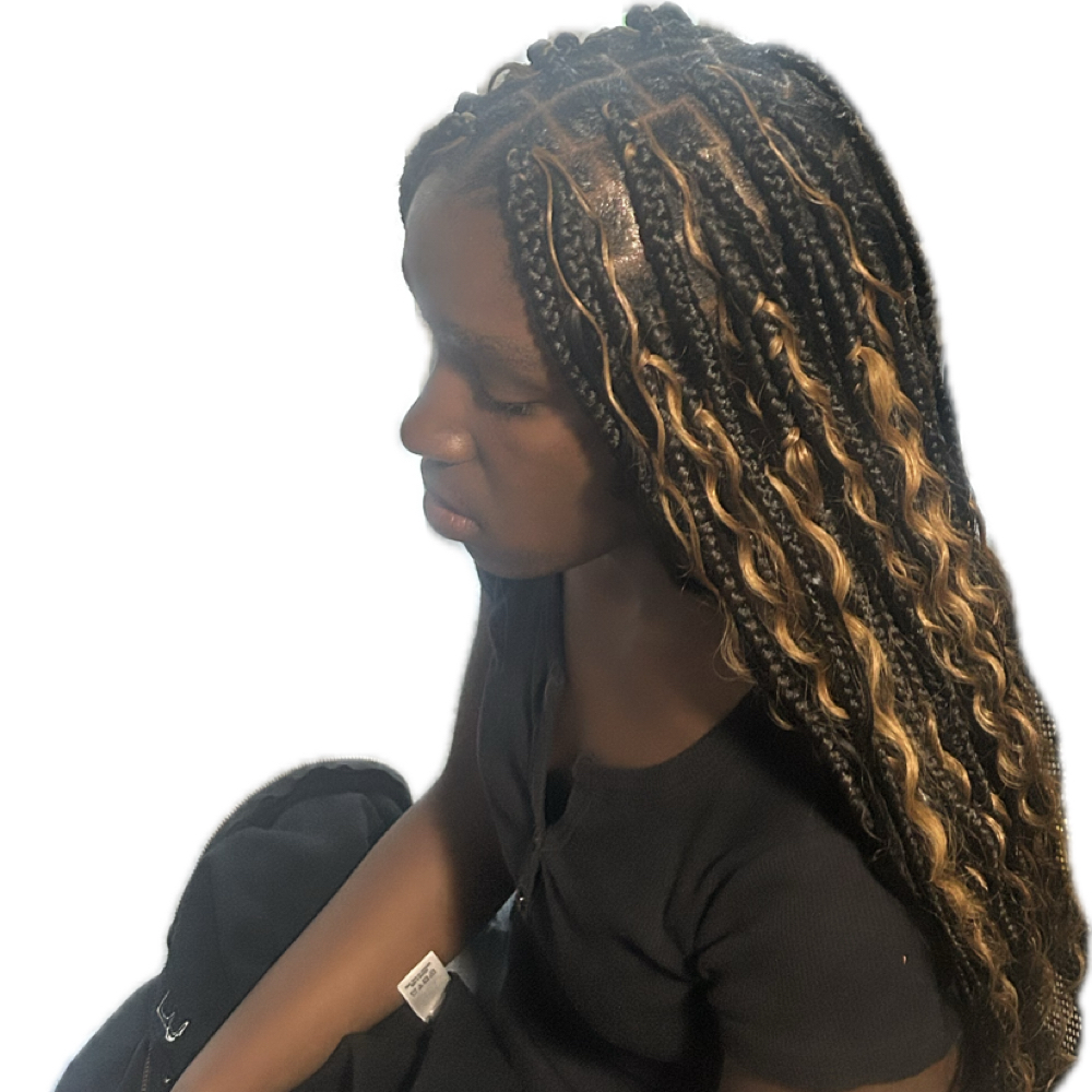 Knotless Braids at Quality is kee BraidsNThings in Fort Myers, FL