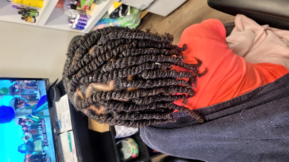 Two Strand Twist Medium Hair