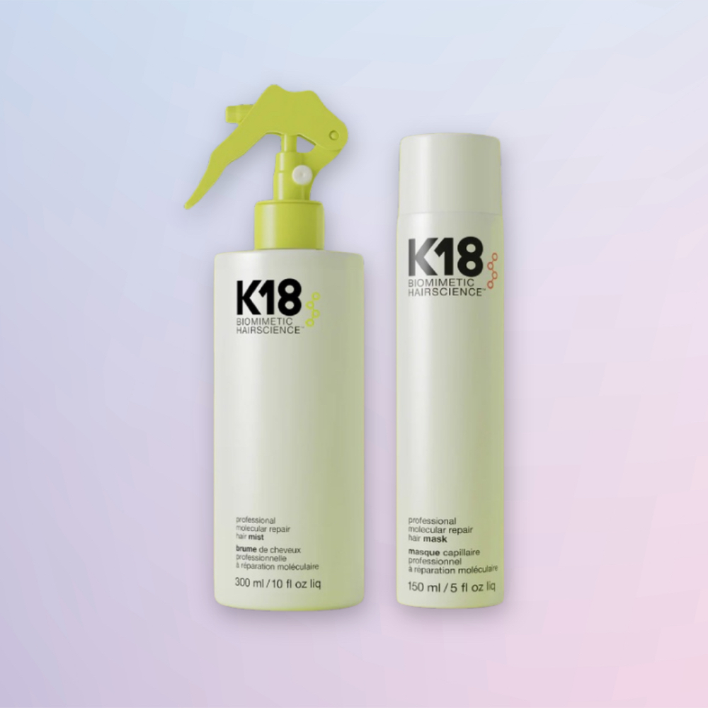 K18 Hair Mask at volume hair salon in Bethesda, MD