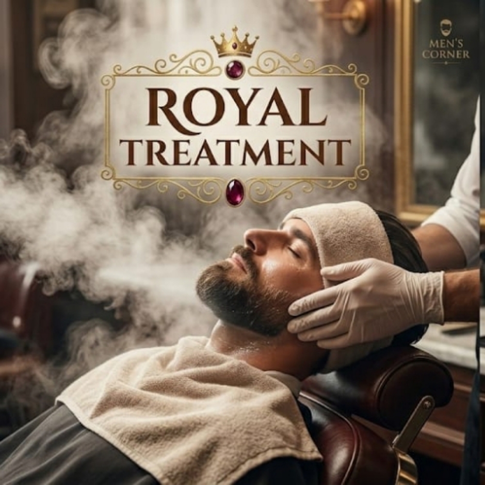 Royal Treatment (Esteban) at Men's Corner Classic Haircuts in St George, UT