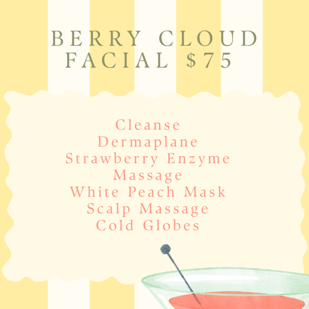 Berry Cloud Facial at Bare Skin Aesthetics in Dickson, TN