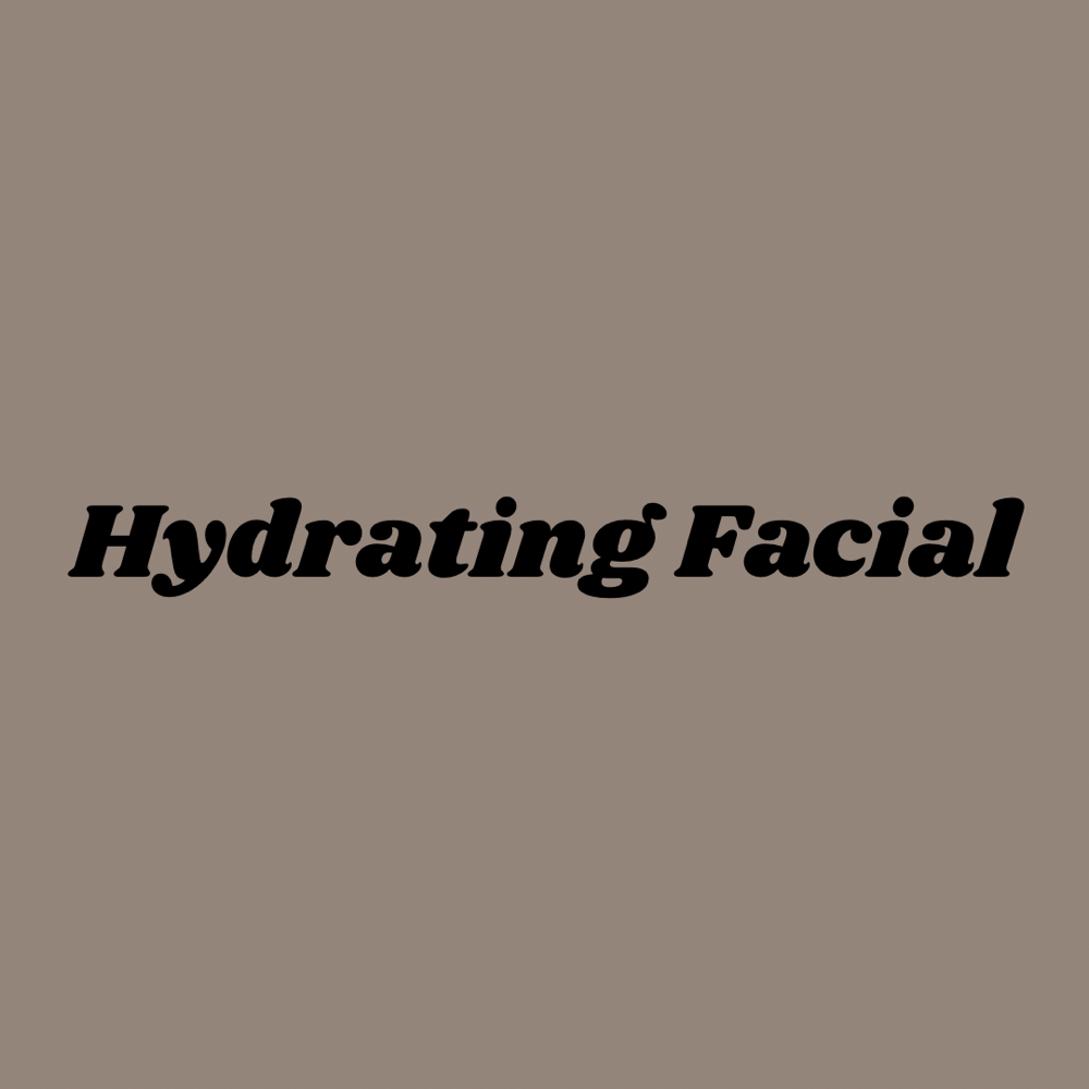 Hydrating facial