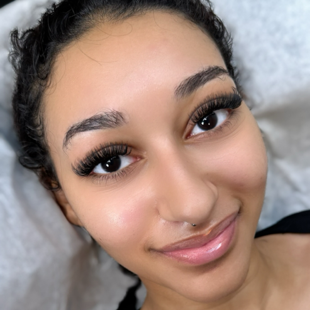 Custom Hybrid Full Set at Lash&Sip Esthetics in Richmond, VA