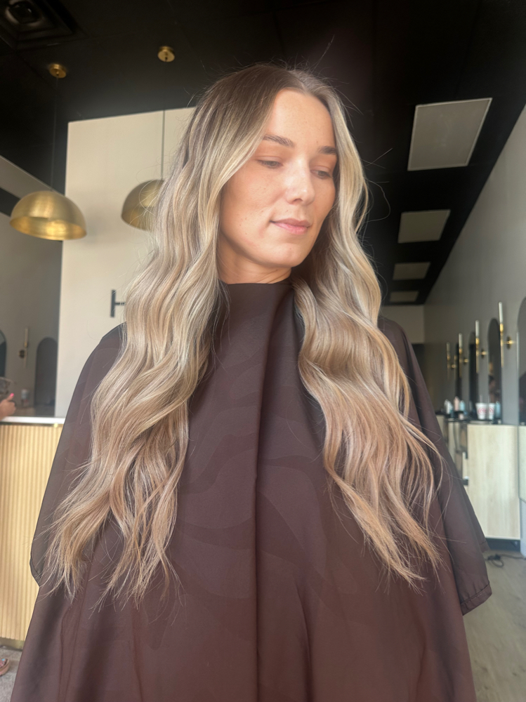 half custom blonde