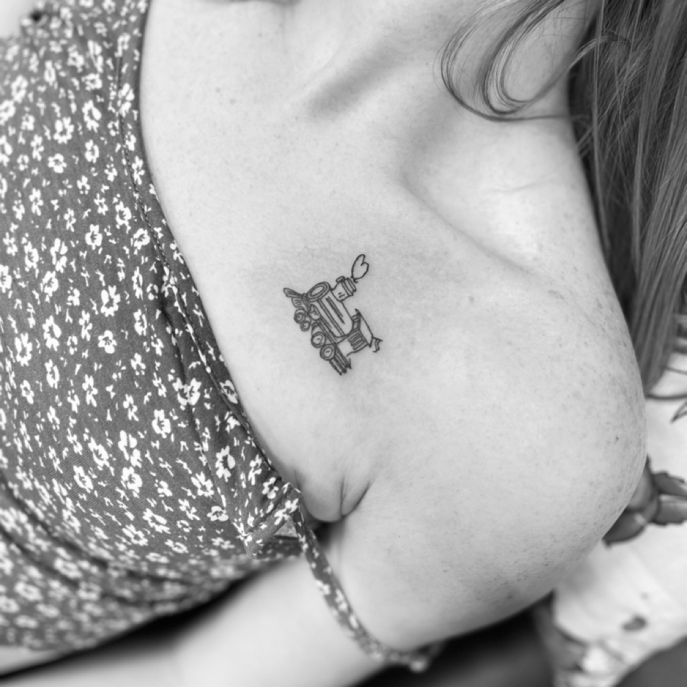 Ashes To Heart at Diamond G Tattoo in Palmer, TX