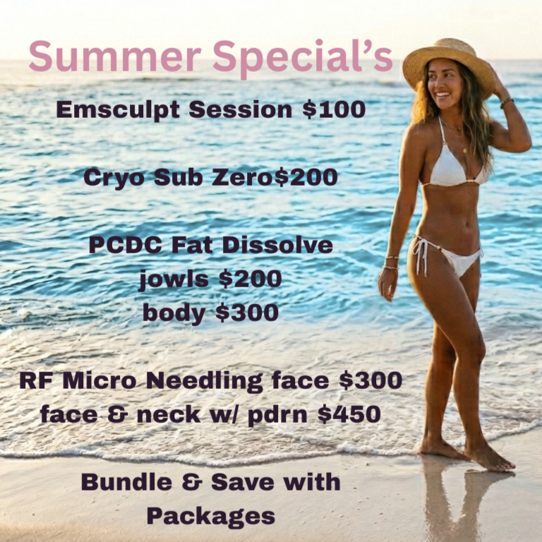 Summer Specials at Needle and Sculpt LLC : Cosmetic Injections and BodySculpting in Fort Worth, TX
