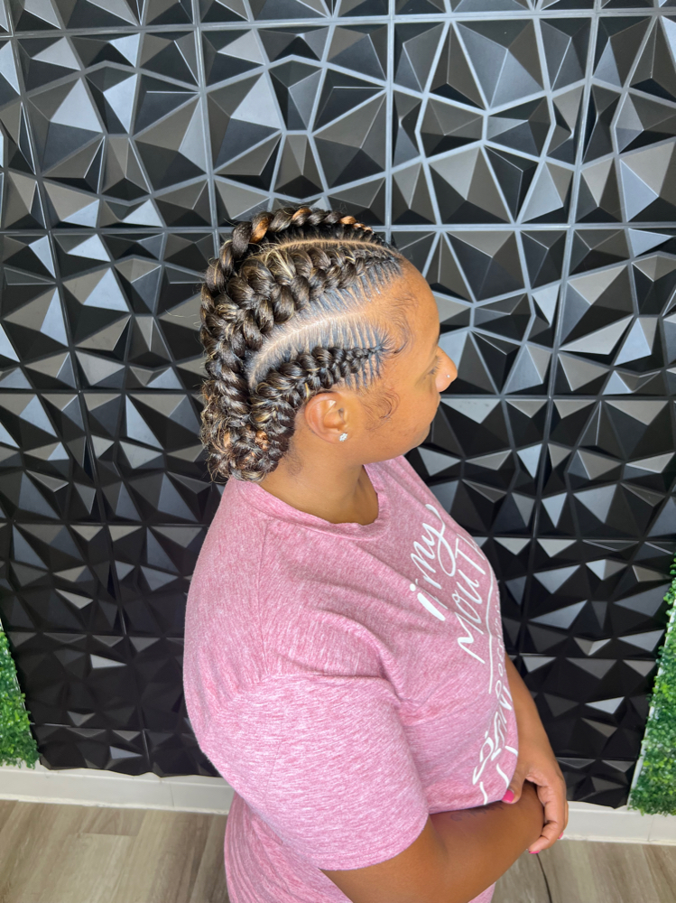 4 butterfly braids