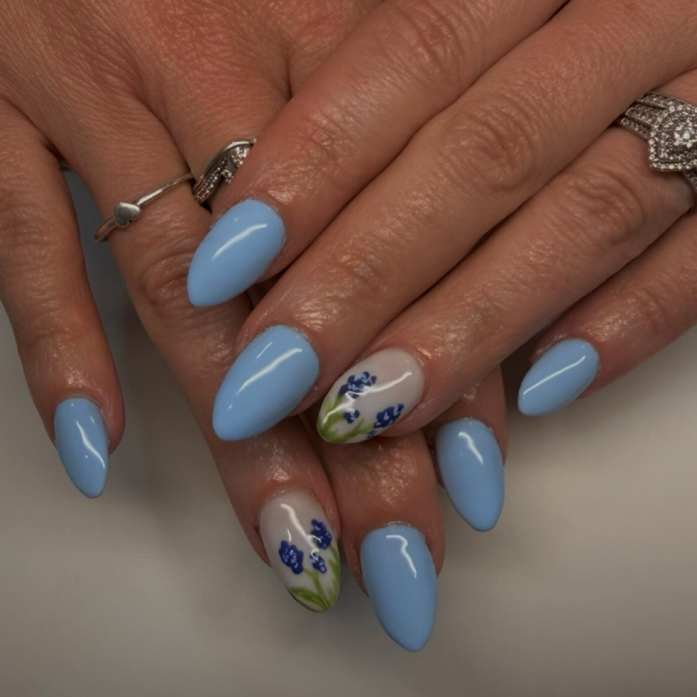 Gel X + 2 Finger Design at Wildflower Salon & Day Spa in Caddo Mills, TX