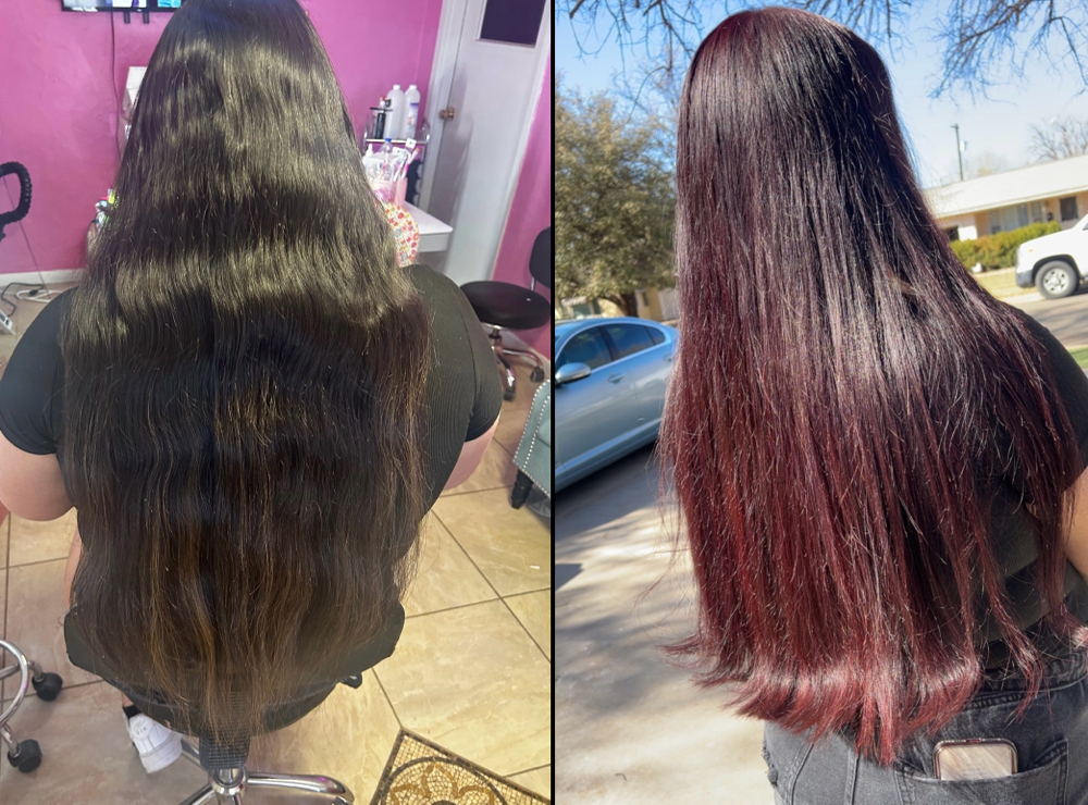 Whole Head Color at Blessed Beauty🤍✝️ in Lubbock, TX