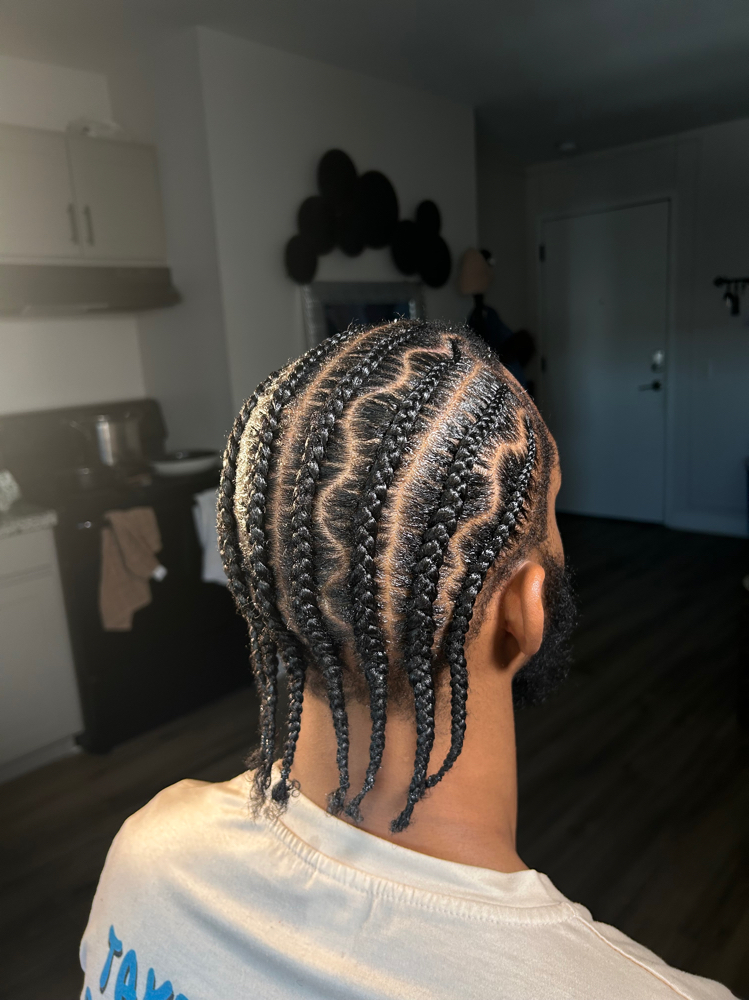 Men Scalp Braids 💆🏽‍♂️ at Intrinsting Styles in Addison, TX