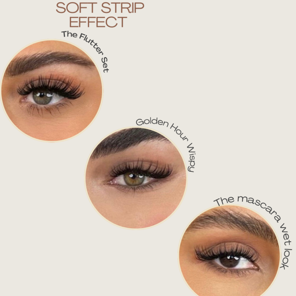 Soft Scrip Effect Lash Extensions at Society Of Beauty By Mary in Topeka, KS