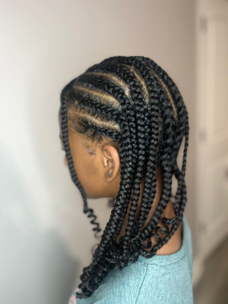 Kids Braids/ Hair Added
