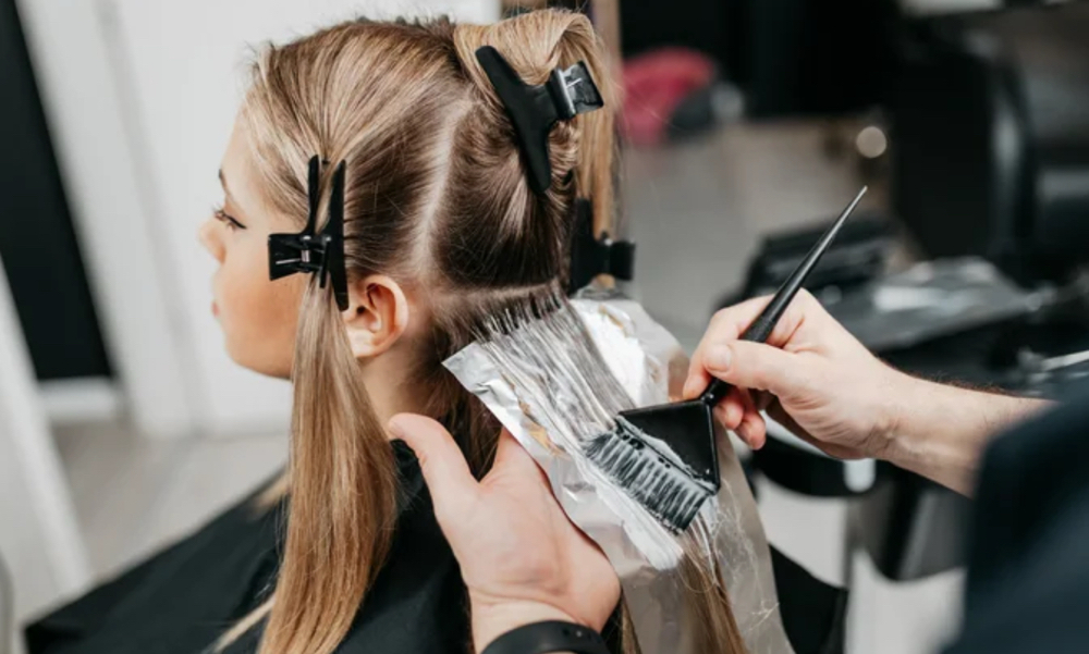 Partial Highlight and Haircut at Meyertons Beauty and Design in Austin, TX